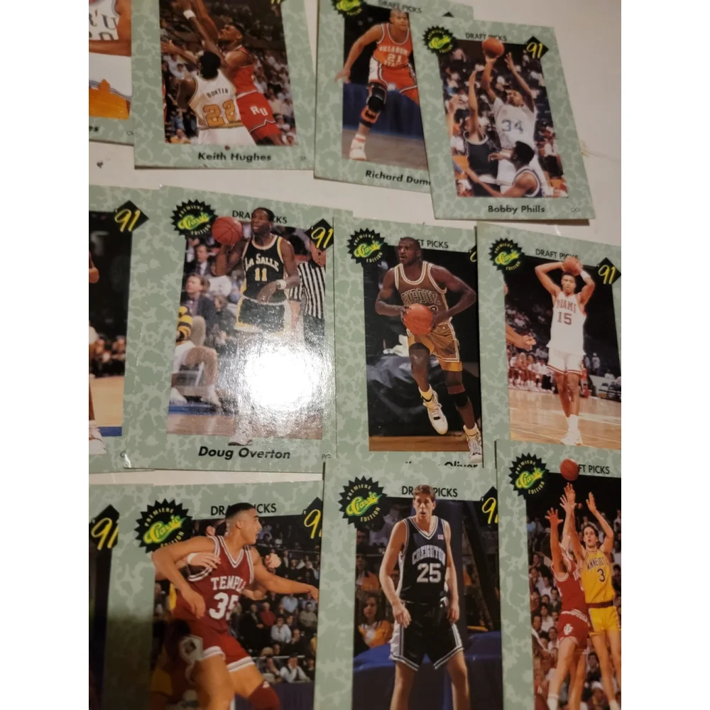 35 Classic Premiere Edition Basketball Cards 1991 1990s Vintage Ncaa